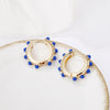 Wholesale Jewelry Hollow Color Round Pearl Earrings Gooddiy