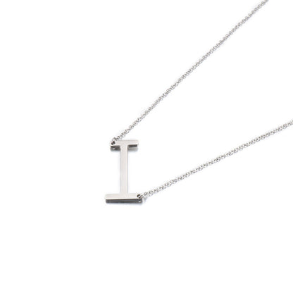 Wholesale New Style 26 English Letters Titanium Steel Clavicle Necklace Gooddiy