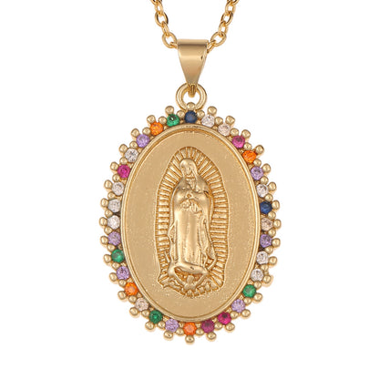 Christian Catholic Virgin Mary Pendant Necklace Wholesale Gooddiy