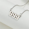 Simple Fashion Angel 000-999 Stainless Steel Number Necklace Wholesale Gooddiy