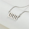 Simple Fashion Angel 000-999 Stainless Steel Number Necklace Wholesale Gooddiy