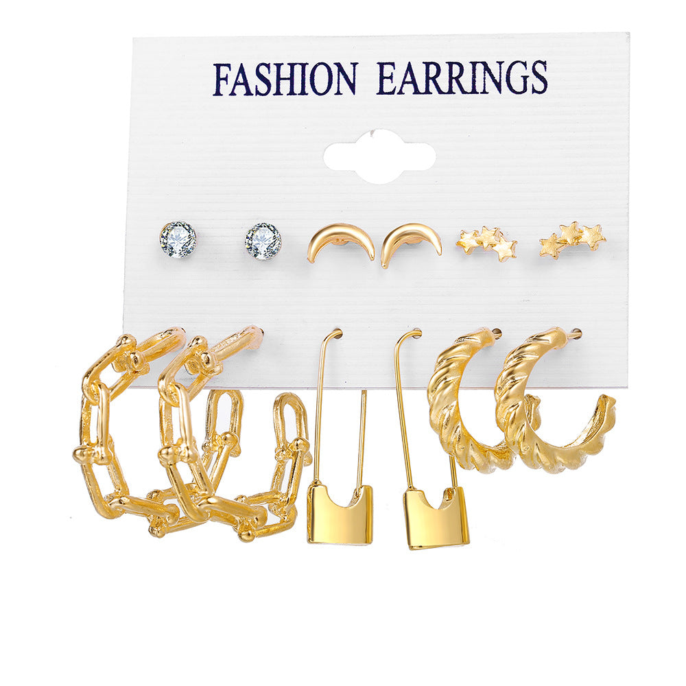 Novelty Plating Alloy Artificial Pearls Earrings