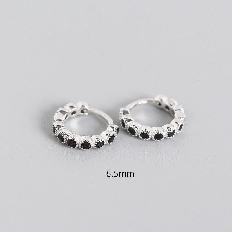 S925 Sterling Silver Geometric Diamond Ear Clip Wholesale Hello Jewelry