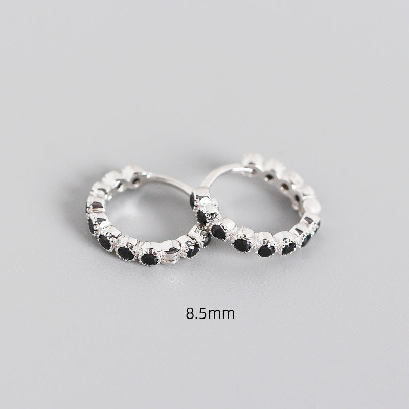 S925 Sterling Silver Geometric Diamond Ear Clip Wholesale Hello Jewelry