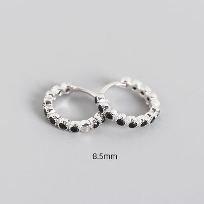 S925 Sterling Silver Geometric Diamond Ear Clip Wholesale Hello Jewelry