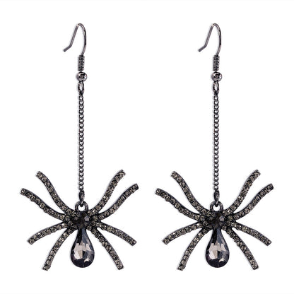 Halloween Long Spider Earrings Wholesale Gooddiy