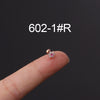 Korean Fashion Inlaid Color Zircon Fine Needle Stainless Steel Ear Studs Wholesale Gooddiy