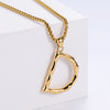 Hip-hop Polished Plating 18k Gold Stainless Steel Alphabet Pendant Wholesale Gooddiy