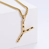 Hip-hop Polished Plating 18k Gold Stainless Steel Alphabet Pendant Wholesale Gooddiy