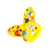 Fashion Transparent Resin Heart Butterfly Acrylic Multicolor Geometric Ring Wholesale Gooddiy