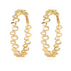 Fashion Irregular Circle Stitching Ear Hoop Wholesale Gooddiy