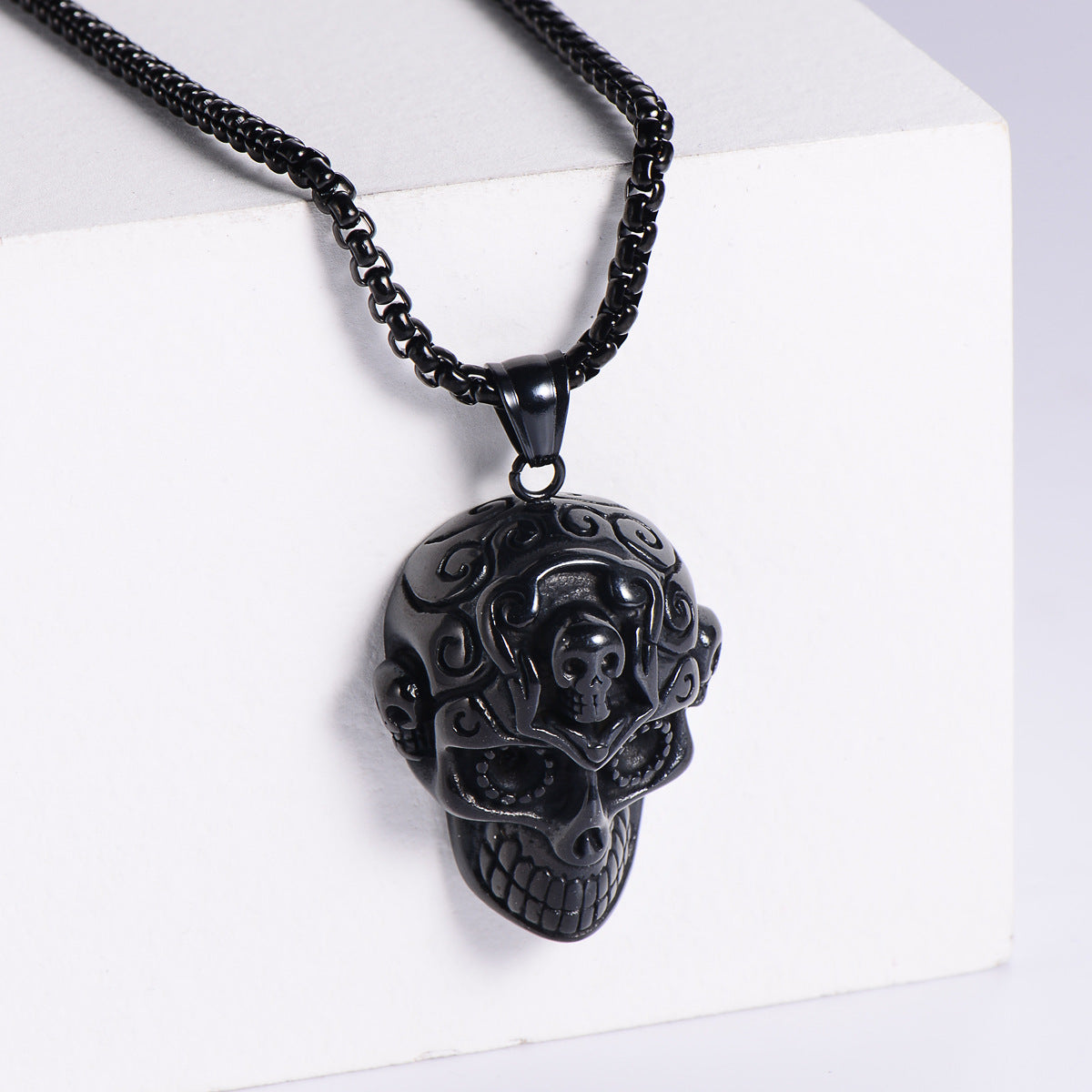 Skull Head Punk Style Stainless Steel Jewelry Pendant Wholesale Gooddiy