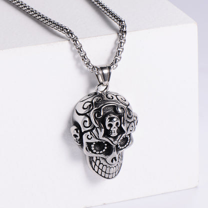 Skull Head Punk Style Stainless Steel Jewelry Pendant Wholesale Gooddiy