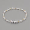 Bohemian Style Color Crystal Letter Beaded Small Bracelet