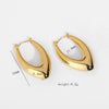 Geometric Plating Stainless Steel Gold Plated Earrings