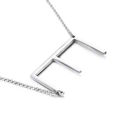 Fashion Simple 26 Letter Stainless Steel Necklace Wholesale Gooddiy