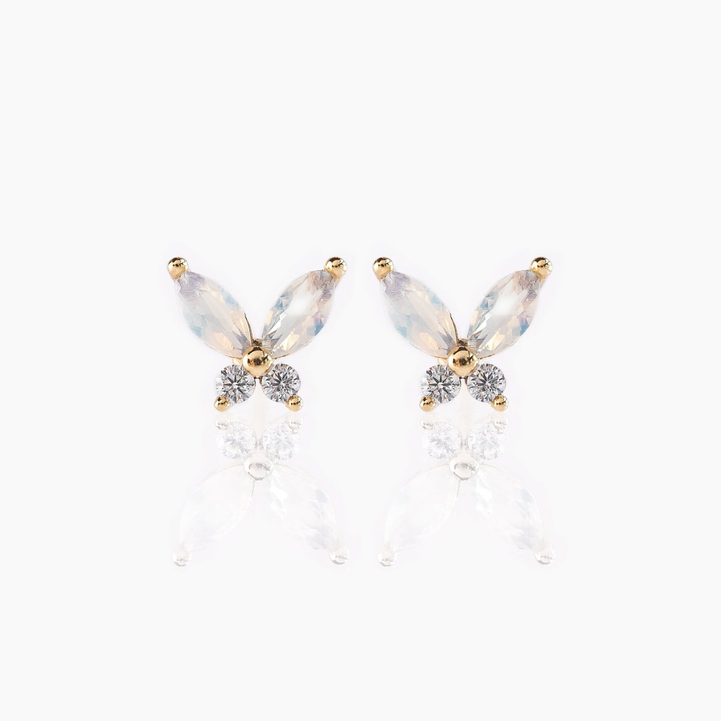 Wholesale Summer Zircon Earrings 18k Gold Color-preserving Jewelry Gooddiy