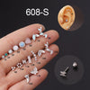 Ear Cartilage Rings & Studs Geometric 316 Stainless Steel  Copper Plating