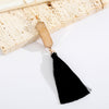 Geometric Resin Necklace Multicolor Pendant Tassel Sweater Chain Autumn And Winter New Chain