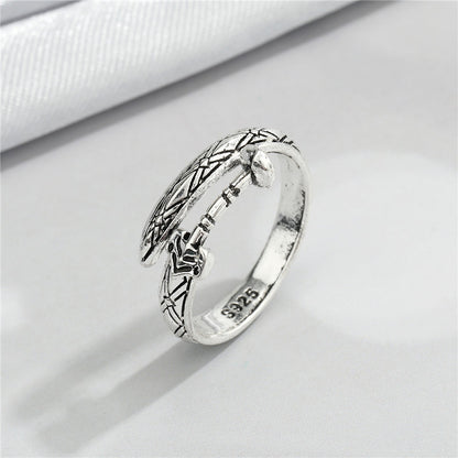 Trend Retro Sword Devil Paw Ring Creative Cute Hug Hand Cat Paw Finger Ring Cross-border Jewelry