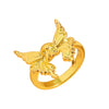 Cross-border New Halloween Skull Ring Retro Personality Butterfly Wings Ring Finger Ring Jewelry Wholesale