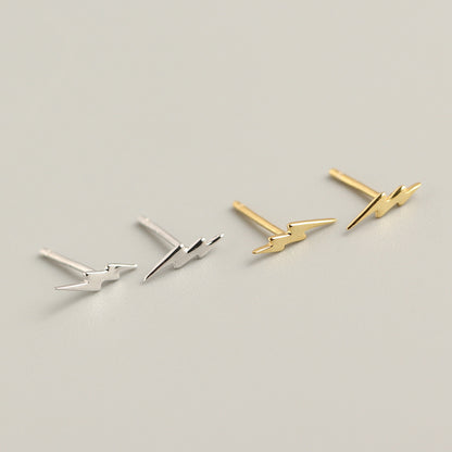 Simple Style Lightning Plating No Inlaid Earrings Ear Studs