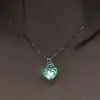 European And American Luminous Simplicity Accessories A Variety Of Popular Fashion All-Match Luminous Hollow Necklace For Women Halloween Ornaments