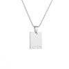 Wholesale Jewelry Casual Simple Style Letter Alloy Pendant Necklace