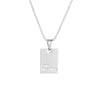 Wholesale Jewelry Casual Simple Style Letter Alloy Pendant Necklace