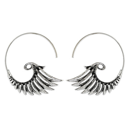 Retro Geometric Plating Alloy Earrings