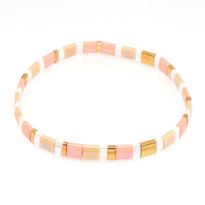 Fashion Rhombus No Inlaid Beaded Wholesale Bracelets