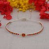 Niche Design Fashion Simple Miyuki Rice Beads Hand-woven Diamond-studded Friendship Rope Small Bracelet