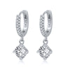 Korean Fashion Geometric Diamond Earrings Female Popular Simple Ear Buckle Wholesale