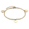 European And American Fashion Simple Sexy Heart-shaped Peach Heart Anklet Wholesale