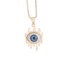 European And American Cross-border Palm Love Demon Eye Pendant Personalized Necklace
