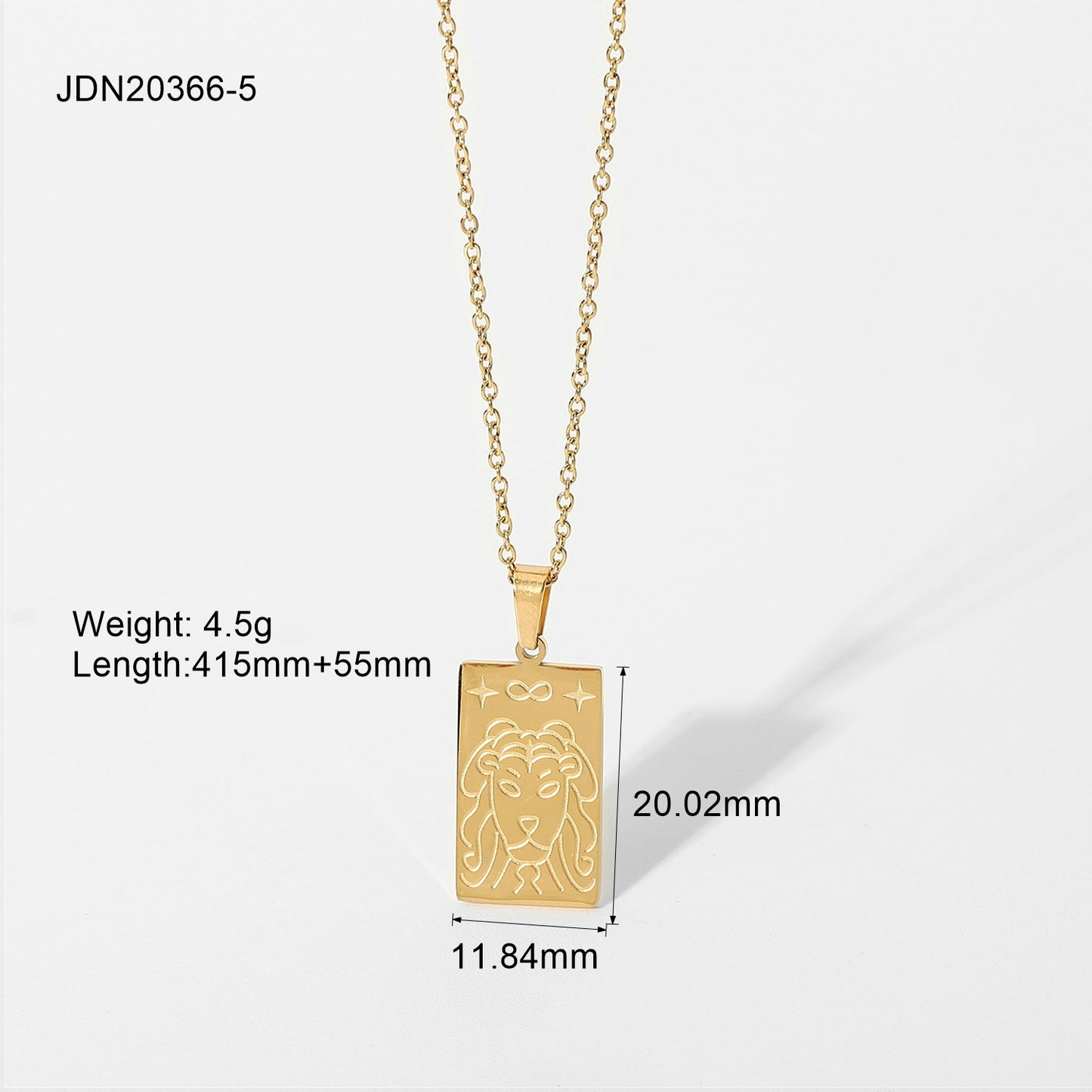 Simple Style Geometric Stainless Steel Plating Gold Plated Necklace