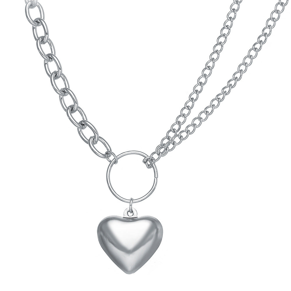 Fashion Heart Alloy Wholesale Necklace