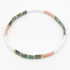 Cross-border New Arrival Twin Hand Jewelry Bohemian Beach Style Spring And Summer Tila Rainbow Small Bracelet For Women