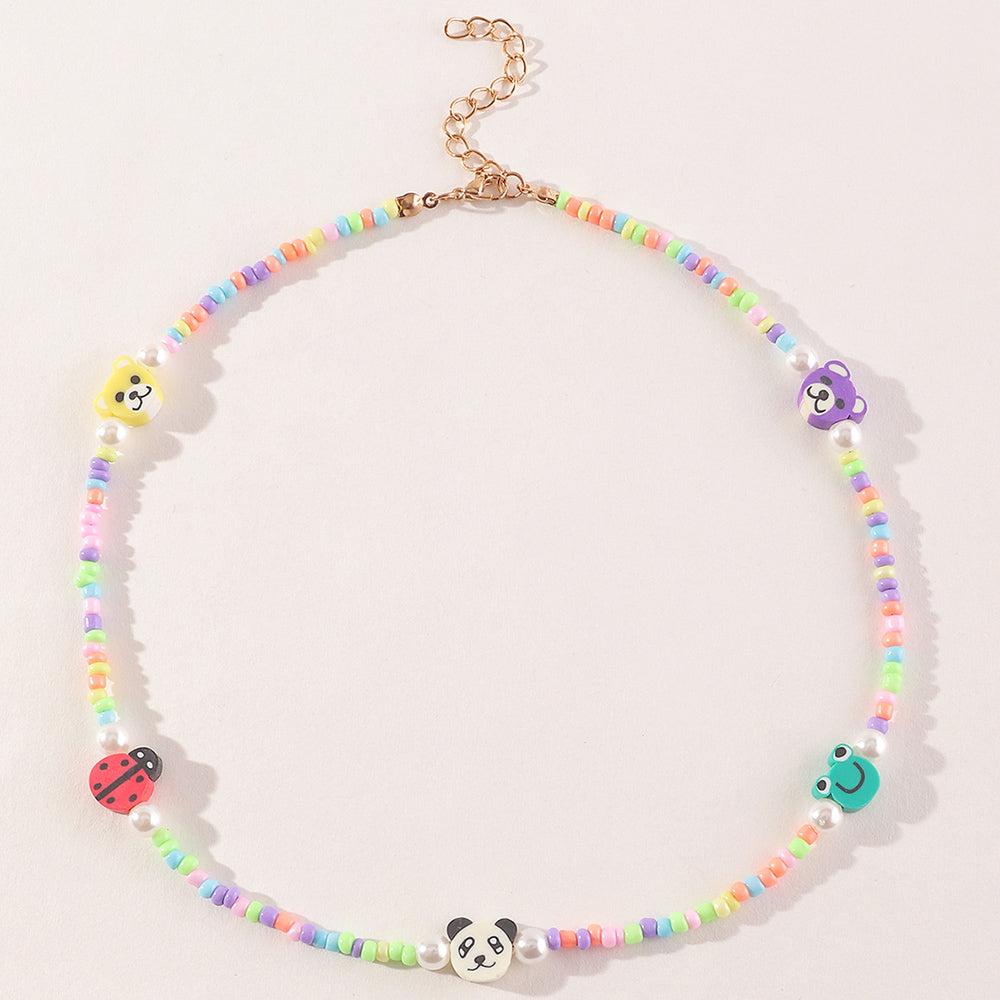 Fashion Fruit Miyuki Beads Children's Necklace Wholesale