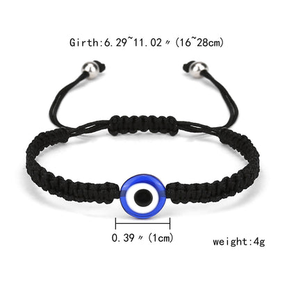 Fashion Adjustable Bracelet Creative New Blue Eye Bracelet Evil Eye Red Rope Braided Bracelet