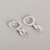 S925 Sterling Silver Shell Earring Earrings Wholesale Jewelry