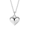 Korean Heart-shape S925 Silver Necklace Wholesale