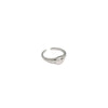 Korean Niche Minimalist Micro-inlaid Zircon S925 Sterling Silver Ring Female Wholesale