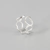 Korea S925 Sterling Silver Hollow Love Ear Bone Clip Simple No Pierced Ear Clip