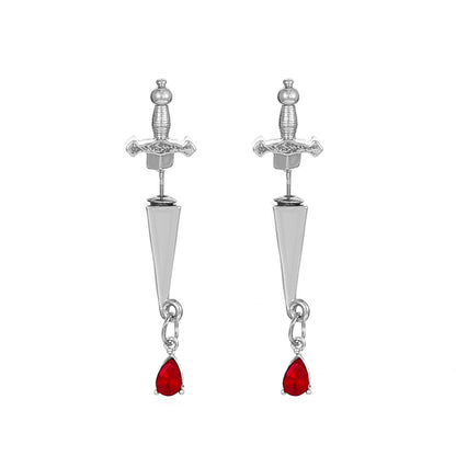 Fashion Water Droplets Plating Alloy No Inlaid Earrings Ear Studs