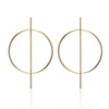 Simple Style Geometric Plating Alloy No Inlaid Earrings