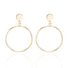 Simple Style Geometric Plating Alloy No Inlaid Earrings