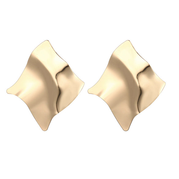 Simple Style Geometric Plating Alloy No Inlaid Earrings