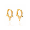 Fashion S925 Silver Geometric Rhinestone Earrings