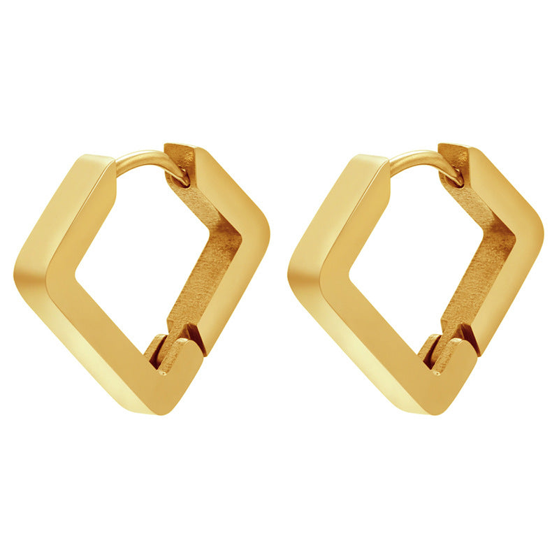 Fashion Geometric Gold Plated No Inlaid Gold Plated Earrings